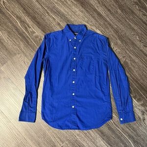 American Eagle- Slim Fit Blue Button Up Shirt (Small)